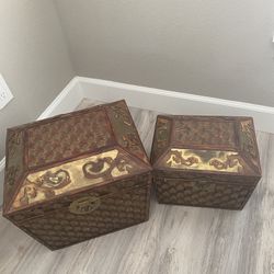 Antique Two Decorative Boxes, $40 For Two