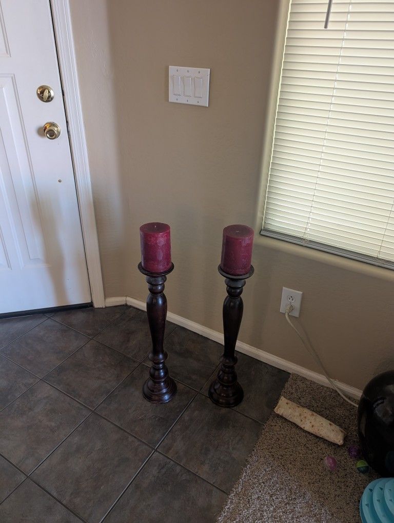 Candles And Candle stick Holders