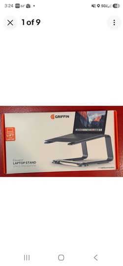 Grey Laptop Riser Stand
