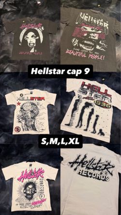 hellstar tshirts all sizes dm