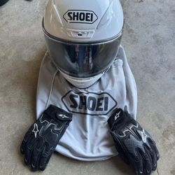 Motorcycle Helmet/Gloves