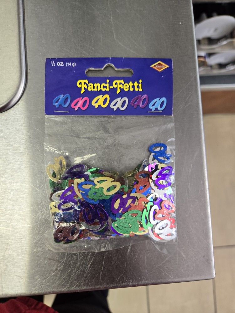 Fanci-fetti Number 40 Confetti