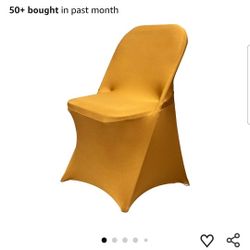 Folding Chair Covers for Wedding, 20pcs Stretch Spandex Washable Fabric Chair Cover, Decoration Chair Cover for Wedding, Party, Banquet, Birthday, Con