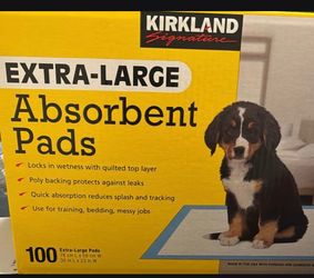 Kirkland absorbent pet training pads