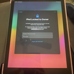 Locked IPad 