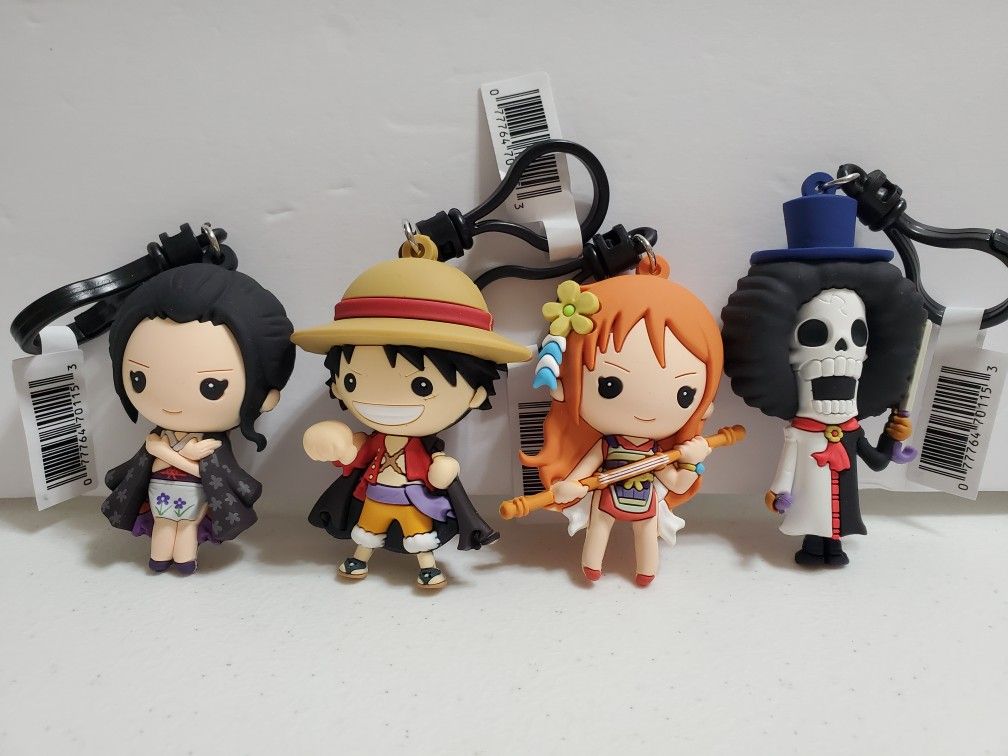 One Piece Keychain Figurines