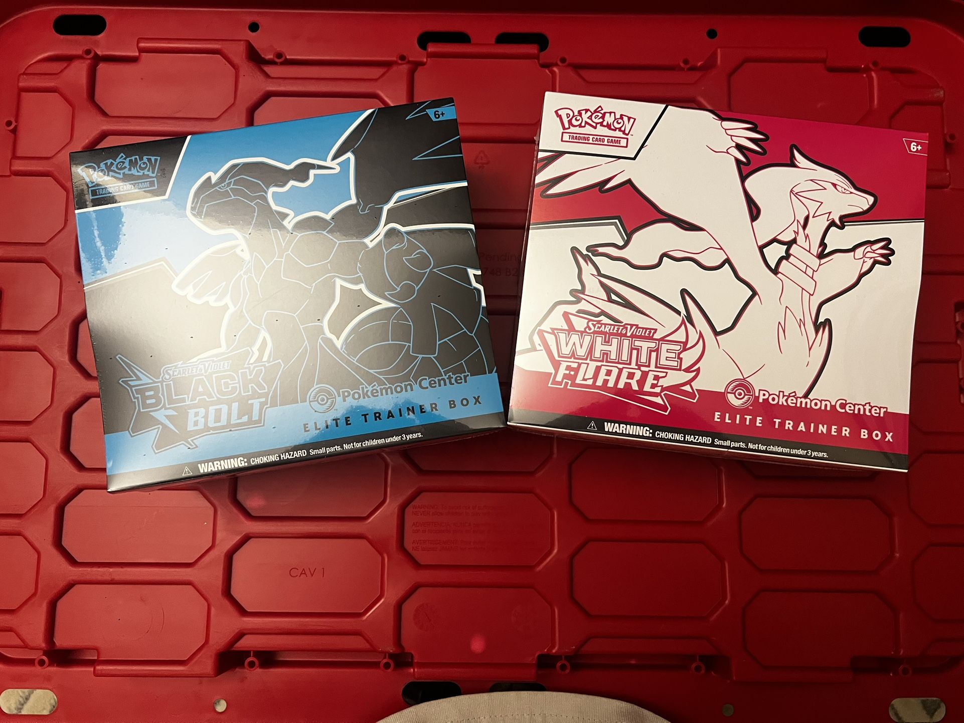 Black Bolt & White Flare Pokemon Center ETB