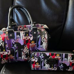 Loungefly Disney Villains Purse and Wallet