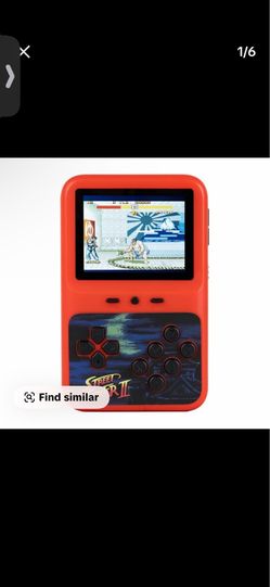 Street Fighter II - Champion Edition Color Handheld Game - Multi Level Retro Game Full Color Screen Original Sounds & Gameplay