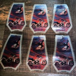 HARLEY DAVIDSON EAGLE GLASS PANELS 