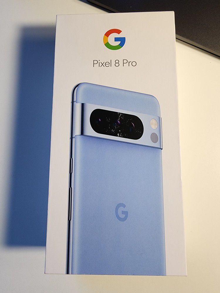 Pixel 8 Pro Bay Blue (New Sealed better than Samsung S24 ultra and iPhone 15 pro max)