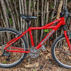 Red Cannondale Mountain Bike F(contact info removed)