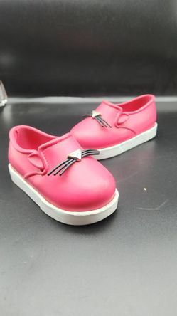 Mini Melissa Pink Cat Sneakers