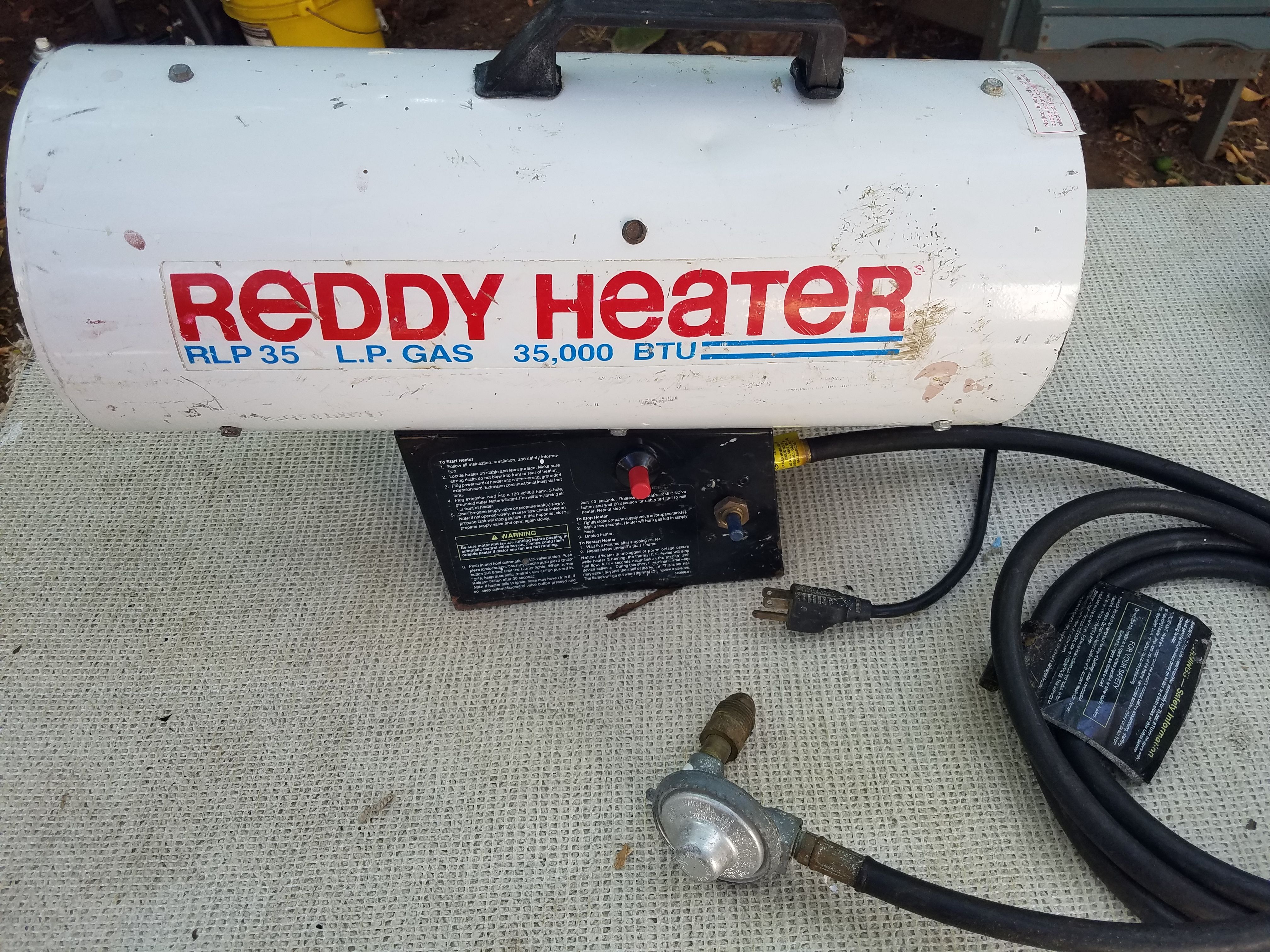 Reddy Heater RLP35 L.P. Gas 35,000 BTU ( Calenton ) for Sale in San Diego,  CA - OfferUp