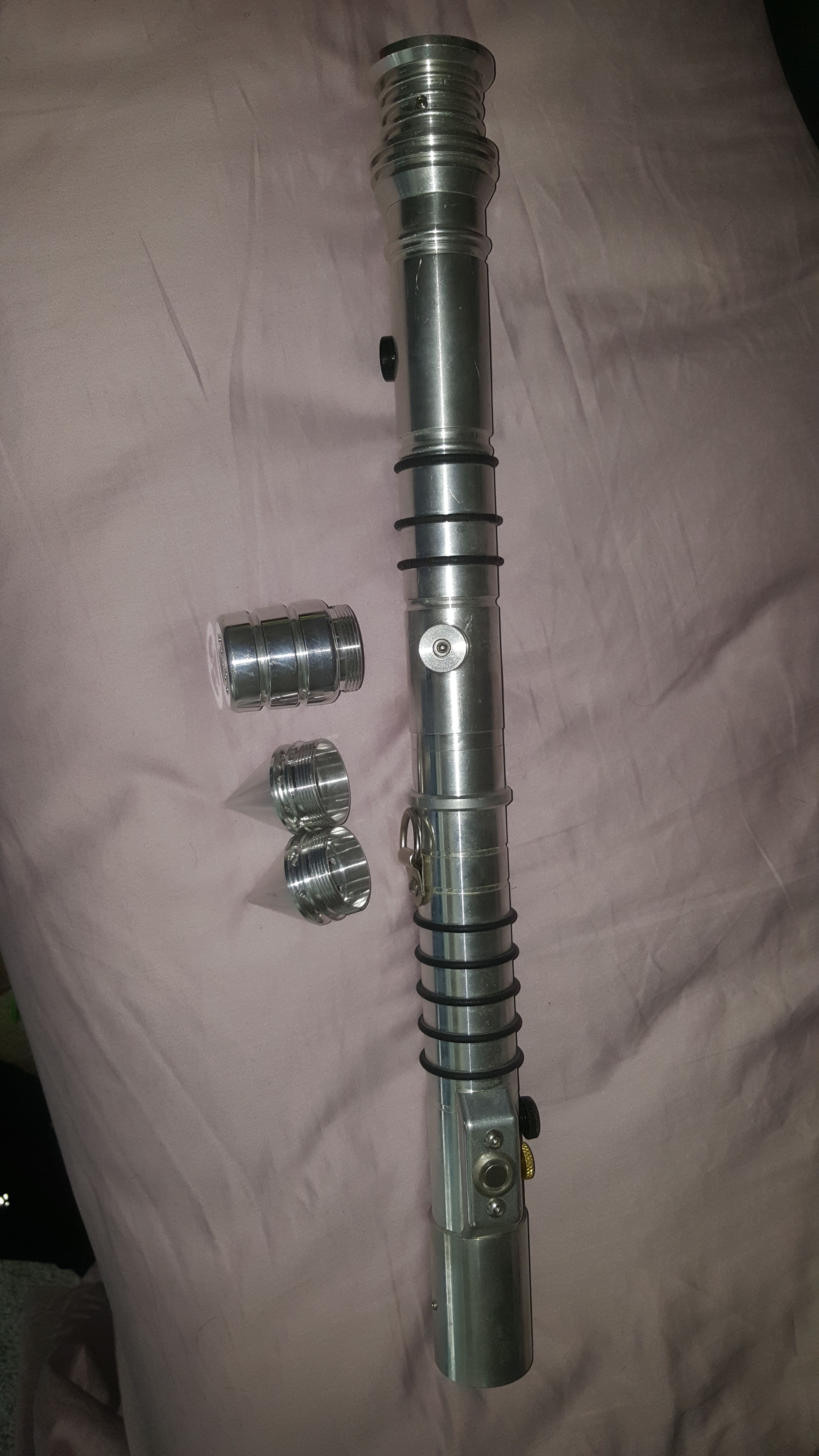 Ultrasabers light saber custom darth maul dual blade with extras saber staff