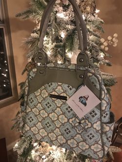 Petunia Pickle Bottom Sashay Satchel Diaper Bag, Classically Crete NWT