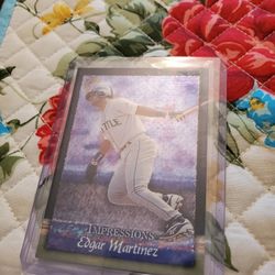Edgar Martinez Baseball Cards Lot 