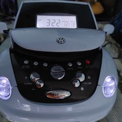VW BEETLE RADIO MP3 IPOD PLAYER ALARM