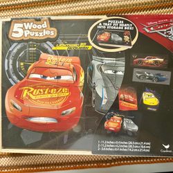 Disney’s Cars 5 Wood Puzzles