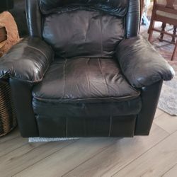 Leather Recliner 