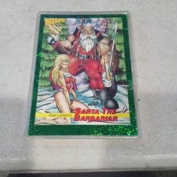 1993 Wizard Rod Liefelds Santa The Barbarian 