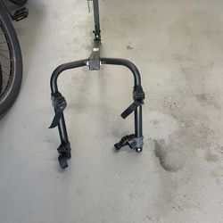 Trailer mount bike rack