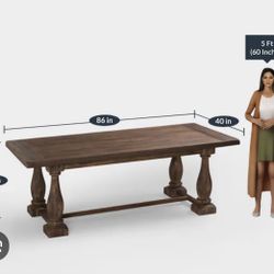 World Market Rustic Java Dining Table