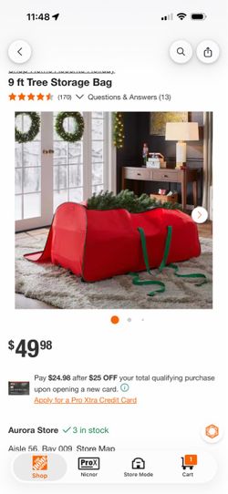 Three storage bag 9 ft