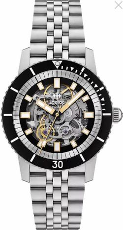 Zodiac ZO9319 Compression diver skeleton watch