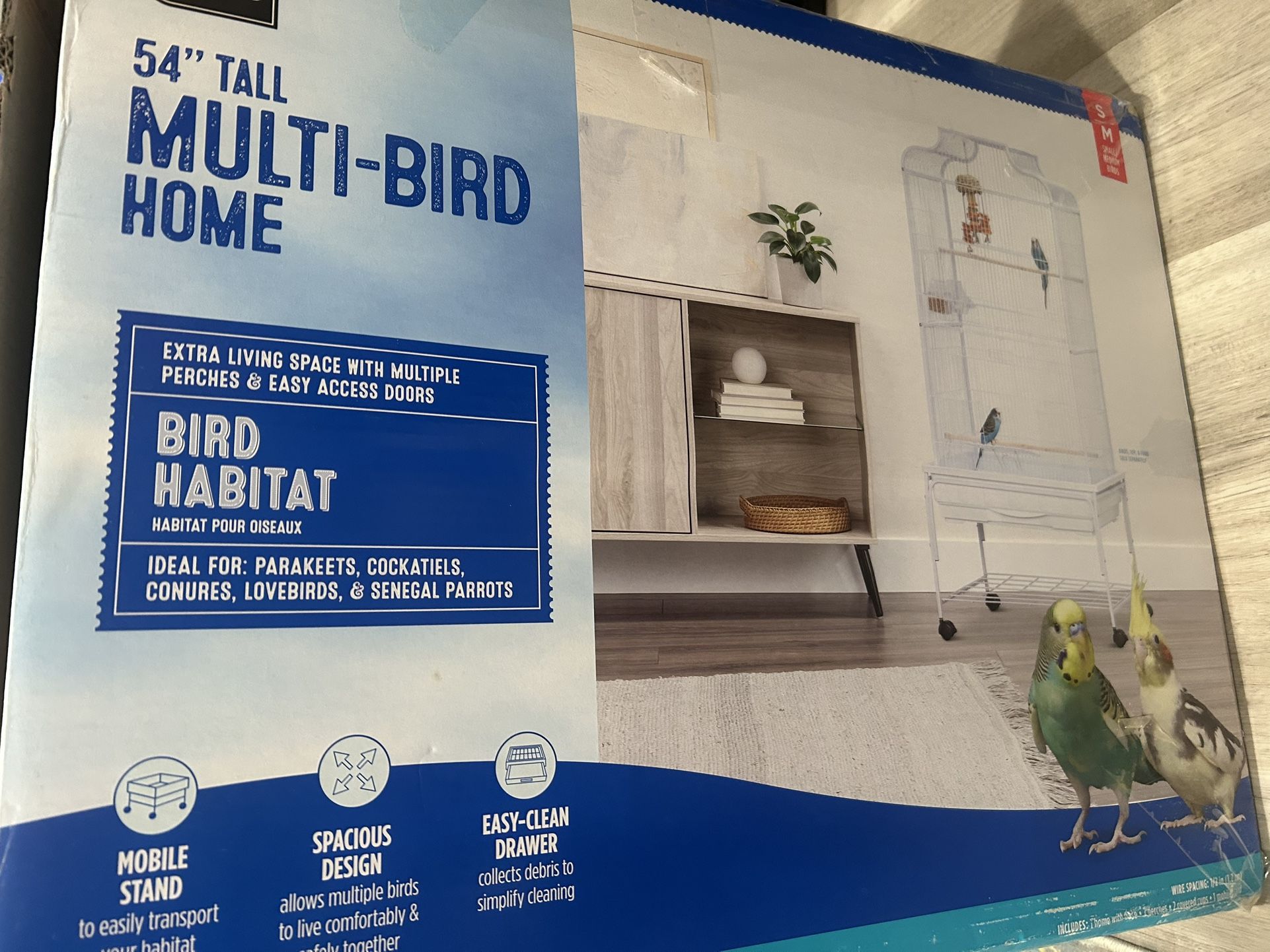 54” Tall Multi Bird Habitat