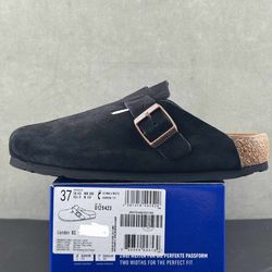 Birkenstocks Boston-Black