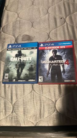 Uncharted 4 and call of duty modern warfare remastered
