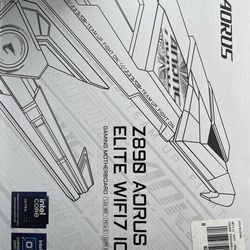 AORUS z890 elite WiFi ice gaming motherboard