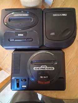 Sega Genesis Model 1 & 2 with Sega CD