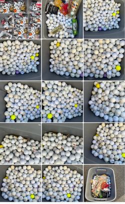 Golf ball and tee lot Nike Callaway, Titleist, and more. Over 75 balls and tees