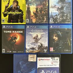 Playstation PS4 Video Games