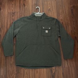 Men’s Carhartt Quarter Zip Sweater size XL