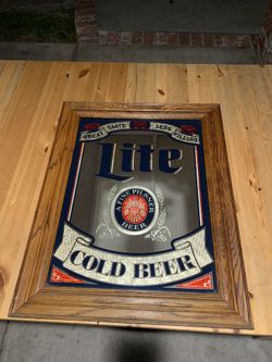 Miller lite Cold Beer Mirror