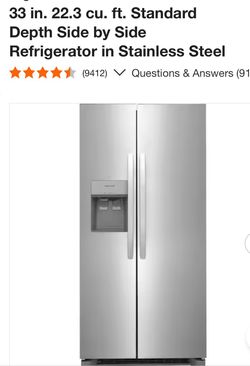 New SS Frigidaire  Appliances