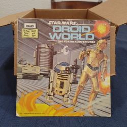 1983 DROID WORLD The Further Adventures Star Wars Paperback Book No Cassette