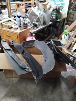 Stock Fender Flares For A Polaris RZR 1000 Eps With Extended Mud Flares