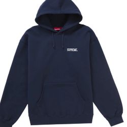 Supreme Anarchy Hoodie Navy