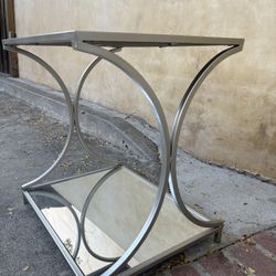 Mirrored Glass Table