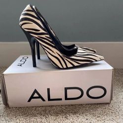 Aldo Animal Print Heels 👠/Aldo Tacones De Zebra 