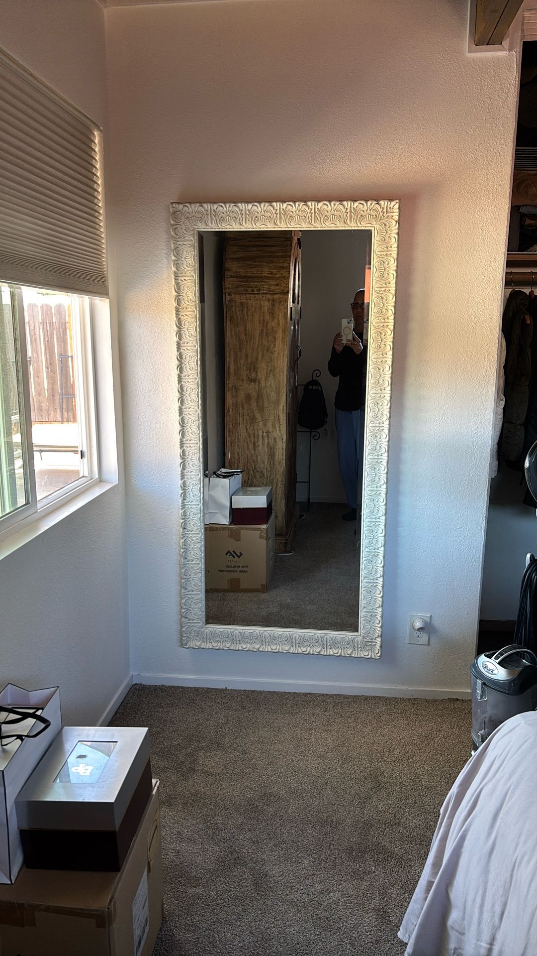 Large wall mirror