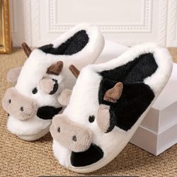 Cute Indoor Slippers - Ultra Soft Fabric & EVA Sole, Cozy Slip-On for Couples | Quiet, All-Season Warmth for Home