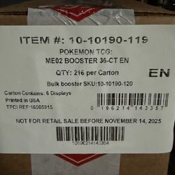 Pokemon Phantasmal Flames Booster Box Case