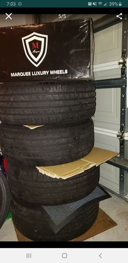 18x8, 5x114.3 marquee wheels