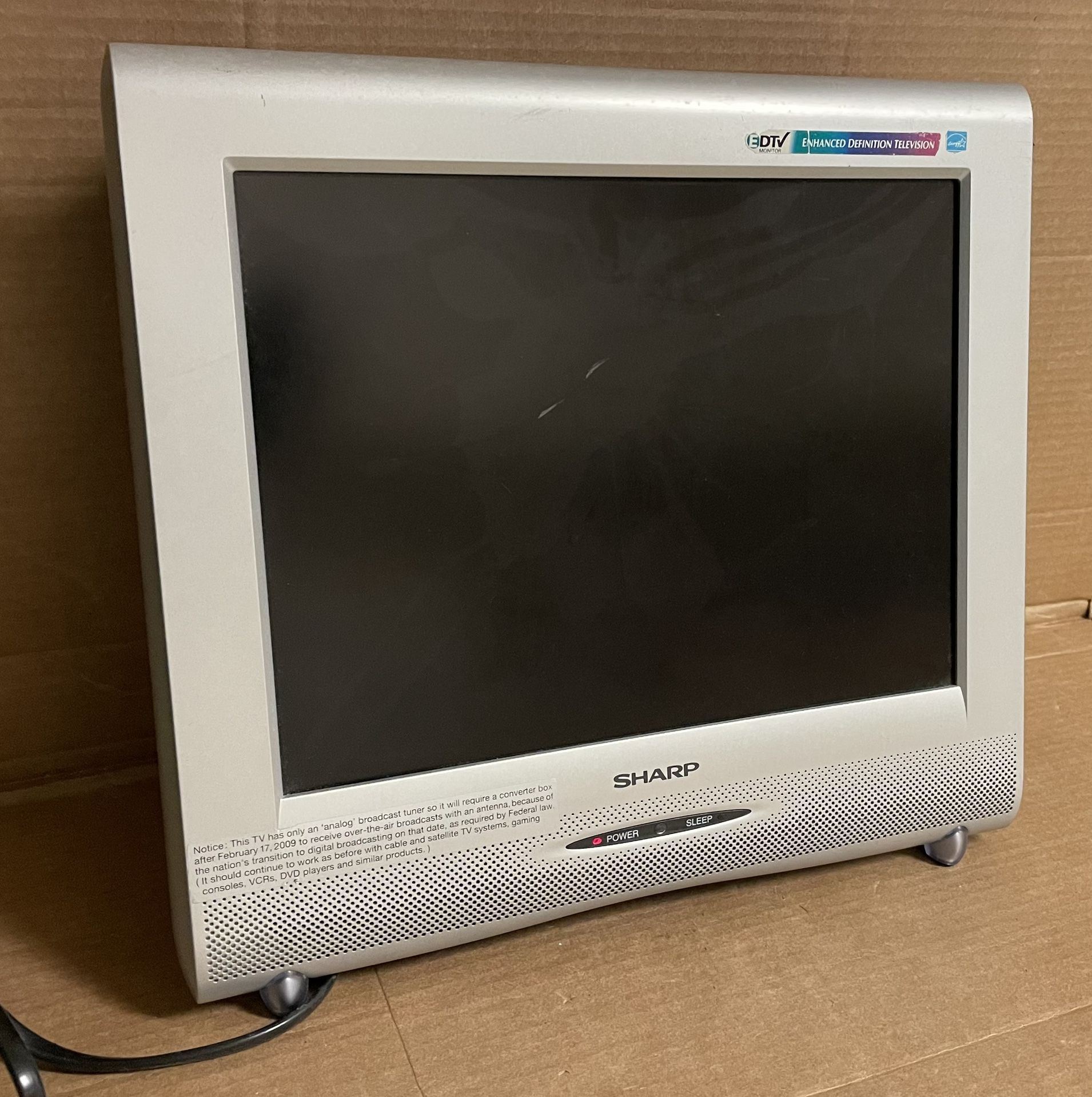 SHARP LC-13AV6U TV See All Description