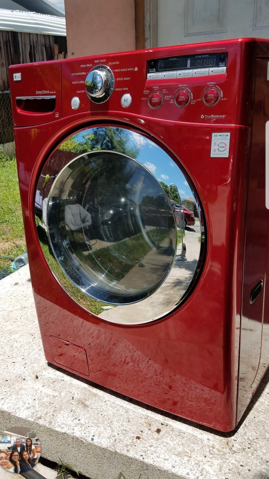 Lg tromm steam front load washer